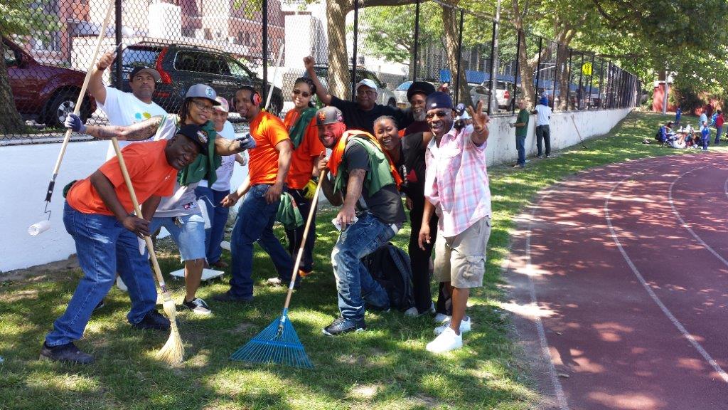 Cleaning Up Wingate Park in Brooklyn Construction