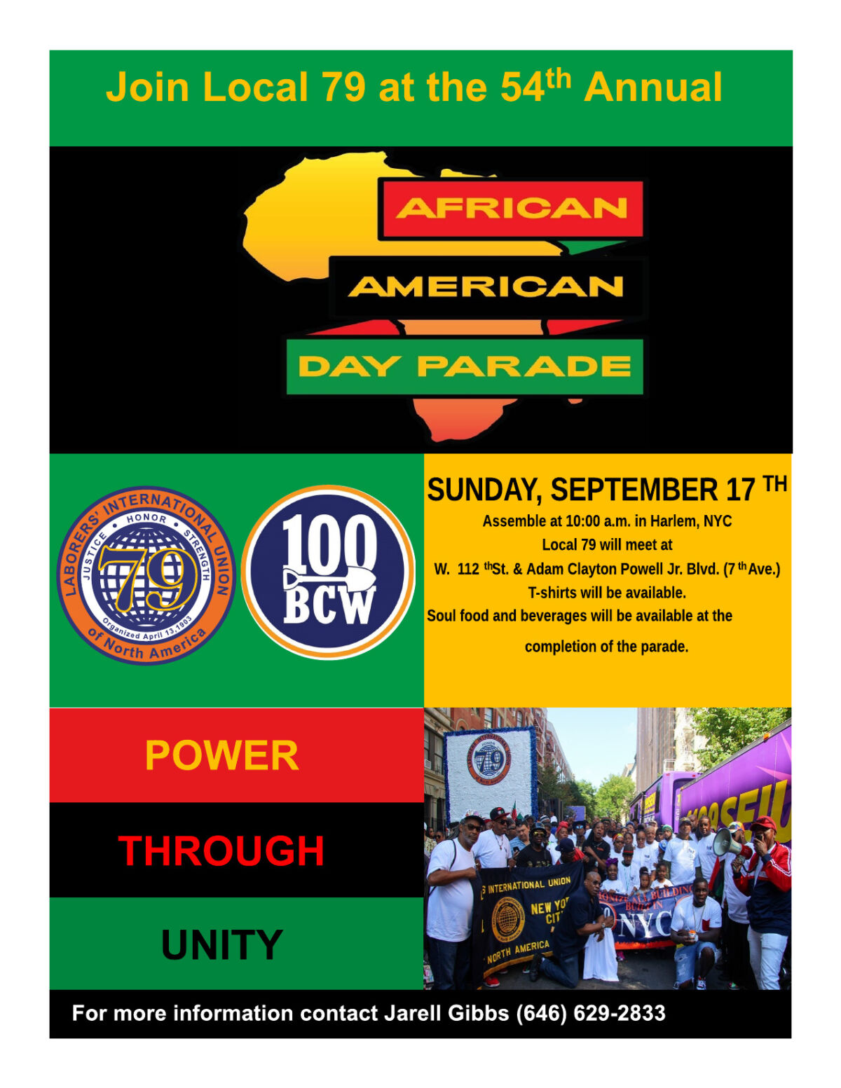 54th Annual African American Day Parade Sunday, September 17, 2023 at
