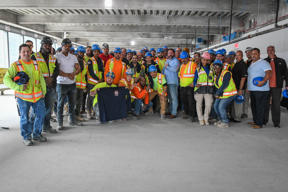 Laborers Local 79 at Manhattan West MegaDevelopment Construction