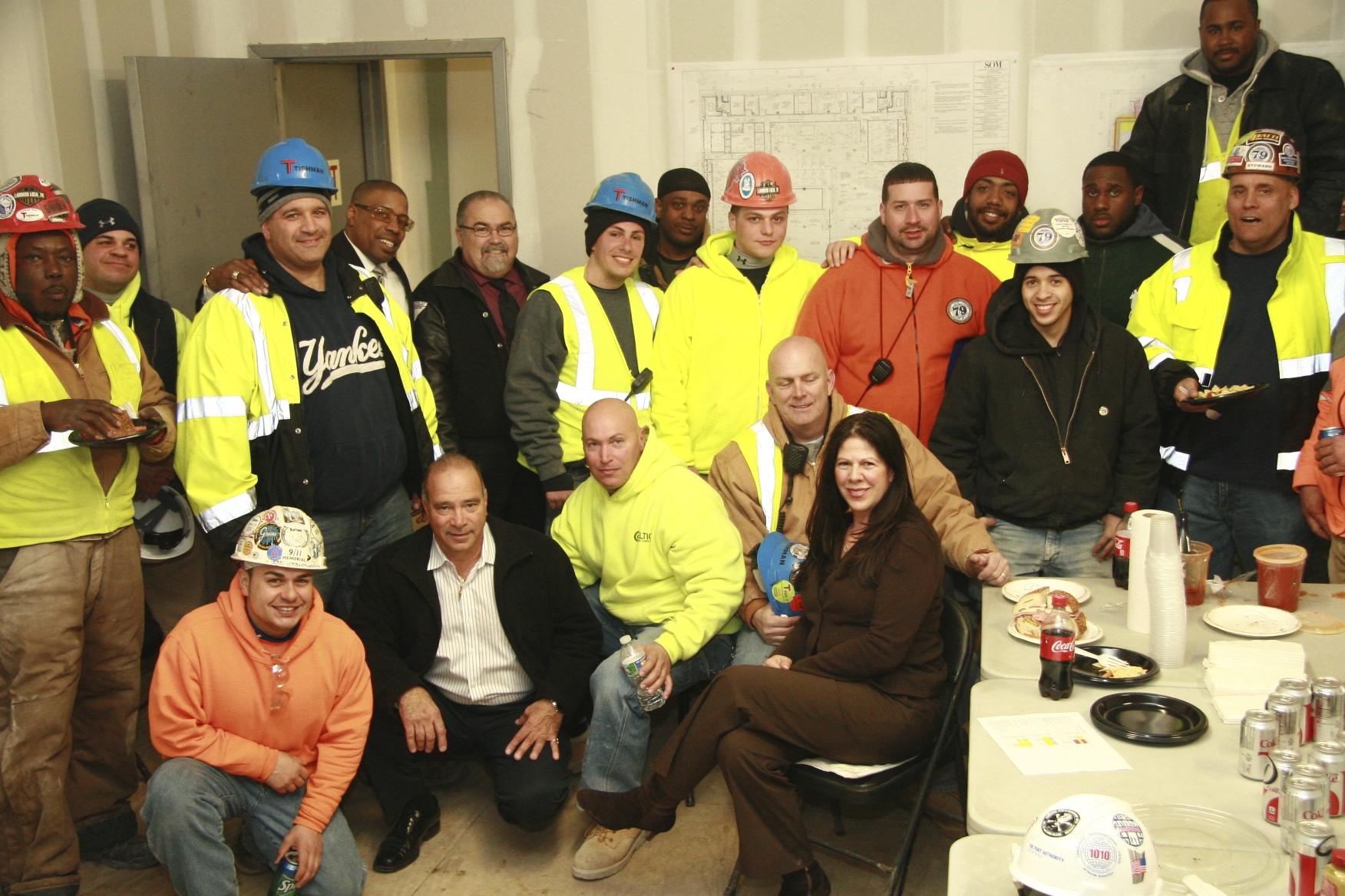 Local 79 Job Site Visit at 911 Call Center Project in The Bronx