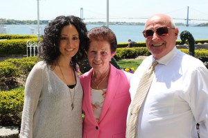 Retiree with wife and daughter