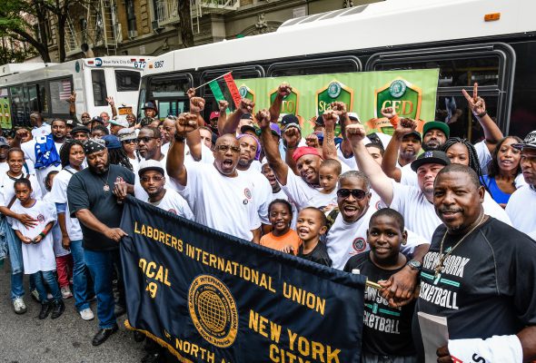 Local 79 at African American Day Parade
